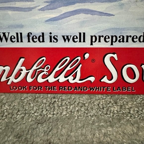 1993 Campbell’s Soup Sign #15 Patriotic Boat Scene - Picture 7 of 11